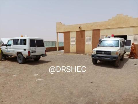 سيارات إسعاف بمستشفى النعمة ـ (المصدر: صفحة الإدارة الجهوية للصحة)