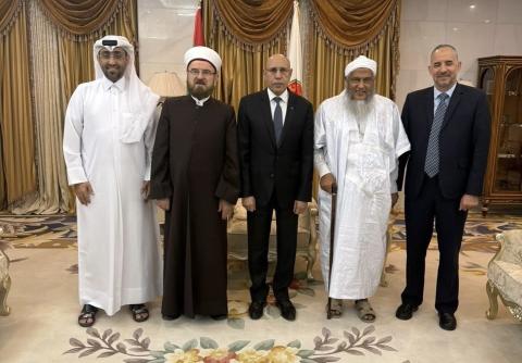 وفد الاتحاد العالمي لعلماء المسلمين في ضيافة الرئيس غزواني
