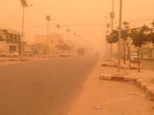 عواصف رملية في العاصمة نواكشوط- المصدر: (الصحراء)