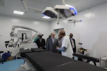 الرئيس غزواني خلال زيارته للمستشفى الوطني- انترنت