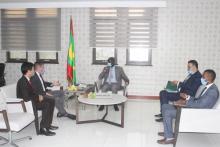 وزير الشؤون الاقتصادية يستقبل السفير الأمركي لدى نواكشوط ـ (المصدر: وما)