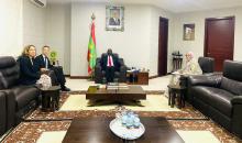 سفير الاتحاد الأوروبي المعتمد في نواكشوط في ضيافة وزير الخارجية