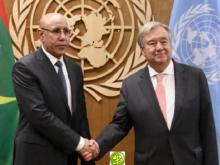 الرئيس غزواني رفقة أمين عام الأمم المتحدة - (المصدر: وما)