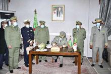 رئيس أركان الجيش الجزائري يستقبل قائد الأركان المويتاني ـ (المصدر: الإنترنت)