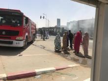 حريق في باص لنقل طلاب الجامعة وسط نواكشوط (الصدر: انترنت)