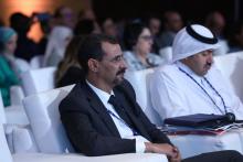 رئيس الهابا الحسين ولد أمدو خلال مشاركته في المنتدى- المصدر: الهابا