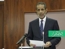 الوزير الأول إسماعيل ولد بده ولد الشيخ سيديا أمام البرلمان- (المصدر: الصحراء)