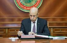 الرئيس محمد ولد الشيخ الغزواني خلال الاجتماع الأسبوعي للحكومة
