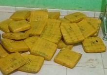 كمية المخدرات المحتجزة من طرف شرطة بابابي- الشرطة الوطنية