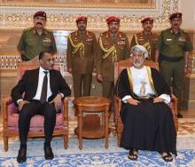 الوزير الأمين للرآسة يقدم يعزي سلطان عمان (المصدر:انترنت)