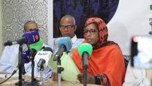 جانب من النقطة الصحفية التي نظمها ممثلو مرشحي المعارضة