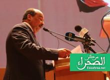 الرئيس السابق محمد ولد عبدالعزيز يلقي خطابه الأخير – (المصدر: الصحراء)