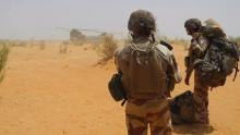 قوات فرنسية قرب غوسي في مالي. 24 مارس/آذار 2019. © أ ف ب.