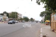 أحد الشوارع الرئيسية وسط العاصمة قبل أيام قليلة (ارشيف الصحراء)