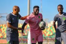 جانب من مران المنتخب الوطني في العاصمة نواكشوط- FFRIM