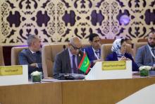 وزير المياه خلال مشاركته في الدورة الخامسة عشرة للمجلس الوزاري العربي للمياه