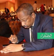 وزير العدل الدكتور حيمود ولد رمظان (ارشيف الصحراء)
