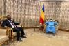 لقاء بين الرئيس التشادي ورئيس اتحاد أرباب العمل الموريتانيين- (وما)