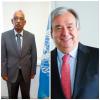 السفير سيدي ولد محمد لقظف والأمين العام للأمم المتحدة - (المصدر: و.م.ا)