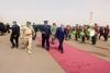 الرئيس غزواني لدى مغادرته مطار النعمة ـ (المصدر: وما)