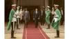 الرئيس غزواني خلال مغادرته العاصمة نواكشوط باتجاه روما الايطالية