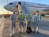 طلاب موريتانيون يغادرون الصين في طائرة جزائرية (المصدر: انترنت)