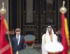 الرئيس غزواني مع ولي العهد محمد بن زايد (المصدر :حساب ولي العهد على تويتر)
