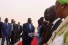 مراسيم استقبال الرئيس السنغالي بمطار نواكشوط (المصدر:الصحراء)