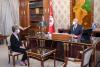 الرئيس التونسي مع رئيسة الحكومة المكلفة ـ (المصدر: الجزيرة نت)